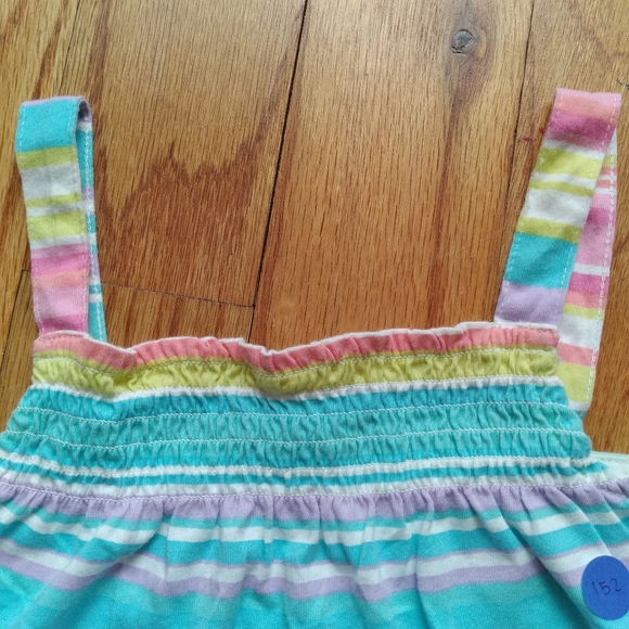Children's Place Girls Rainbow Tanktop Striped Sleeveless Top Size 5 - Picture 3 of 16